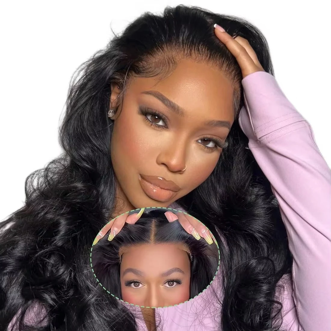 

250 Density 30 40 Inch Body Wave 13x6 Hd Lace Human Hair Wig Glueless 7x6 Lace Human Hair Natural Color Women Wig Ready To Wear