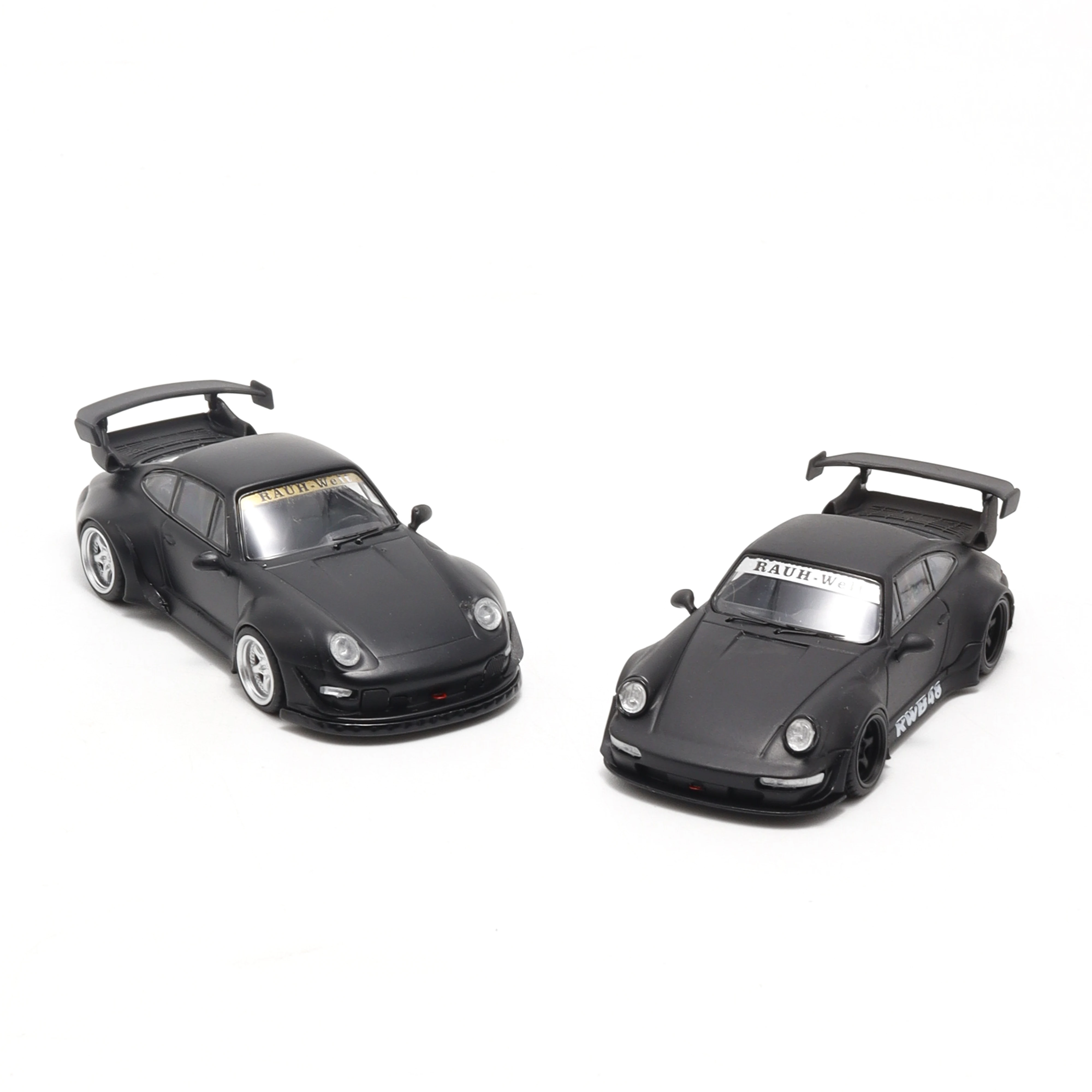 

DEcode 1/64 RWB 993/964 matte black alloy model car