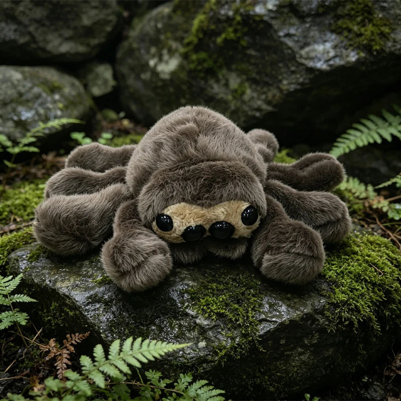 Jumping Spider Plushie Exquisite Simulation Animal Jumping Spider Plush Toy Decoration Item Soft Sleep Companionship  Gift Child