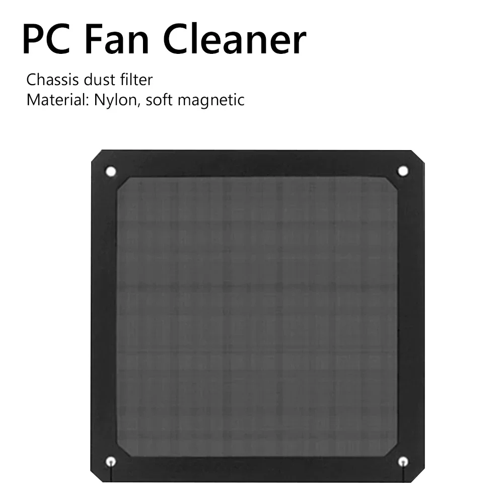 

8CM 12CM 9CM 14CM Magnetic Frame Black Mesh Dust Filter PC Cooler Fan Filter with Magnet 120x120mm Dustproof Computer Case Cover