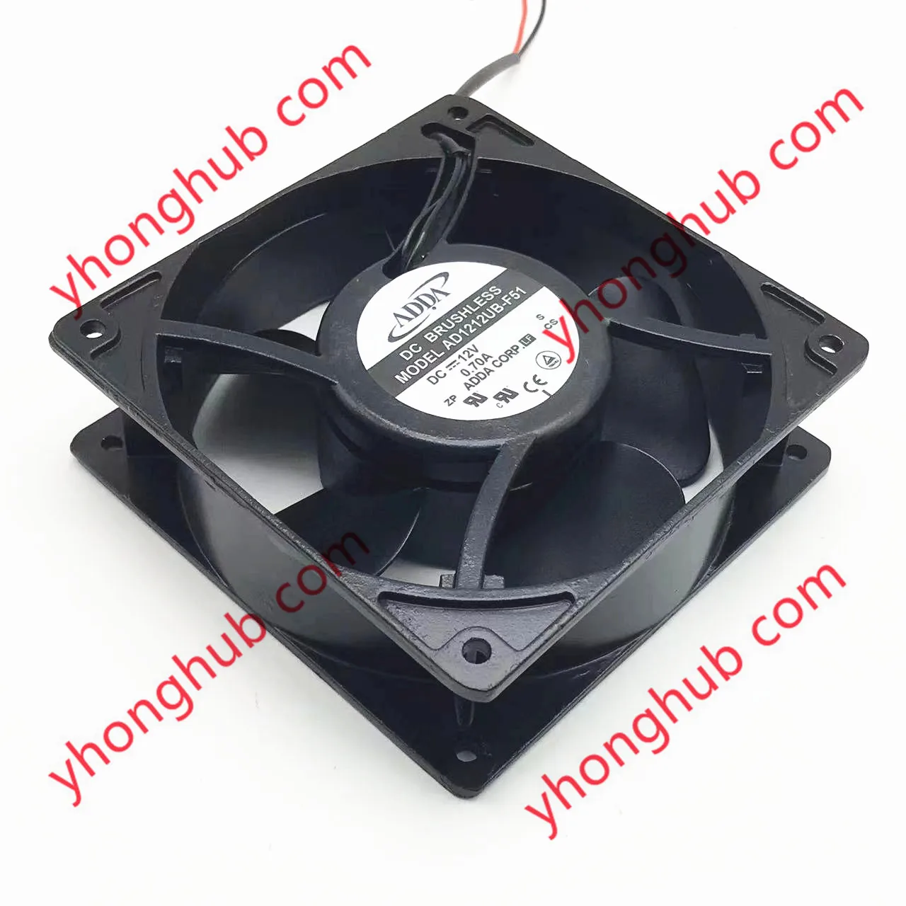 

ADDA AD1212UB-F51 DC 12V 0.70A 120x120x38mm Server Cooling Fan