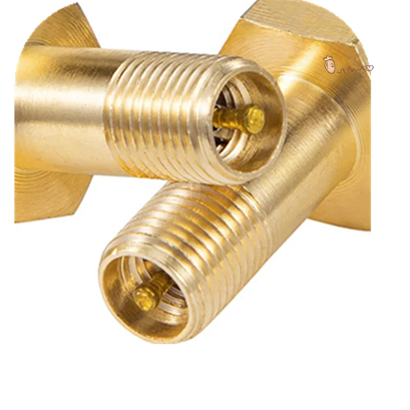 

1/4 NPT 1/8 NPT Air Compressor Tank Fill Valve Brass Schrader Valve Male Thread Tire Valve Core Inflator Connector Anti Corrosio