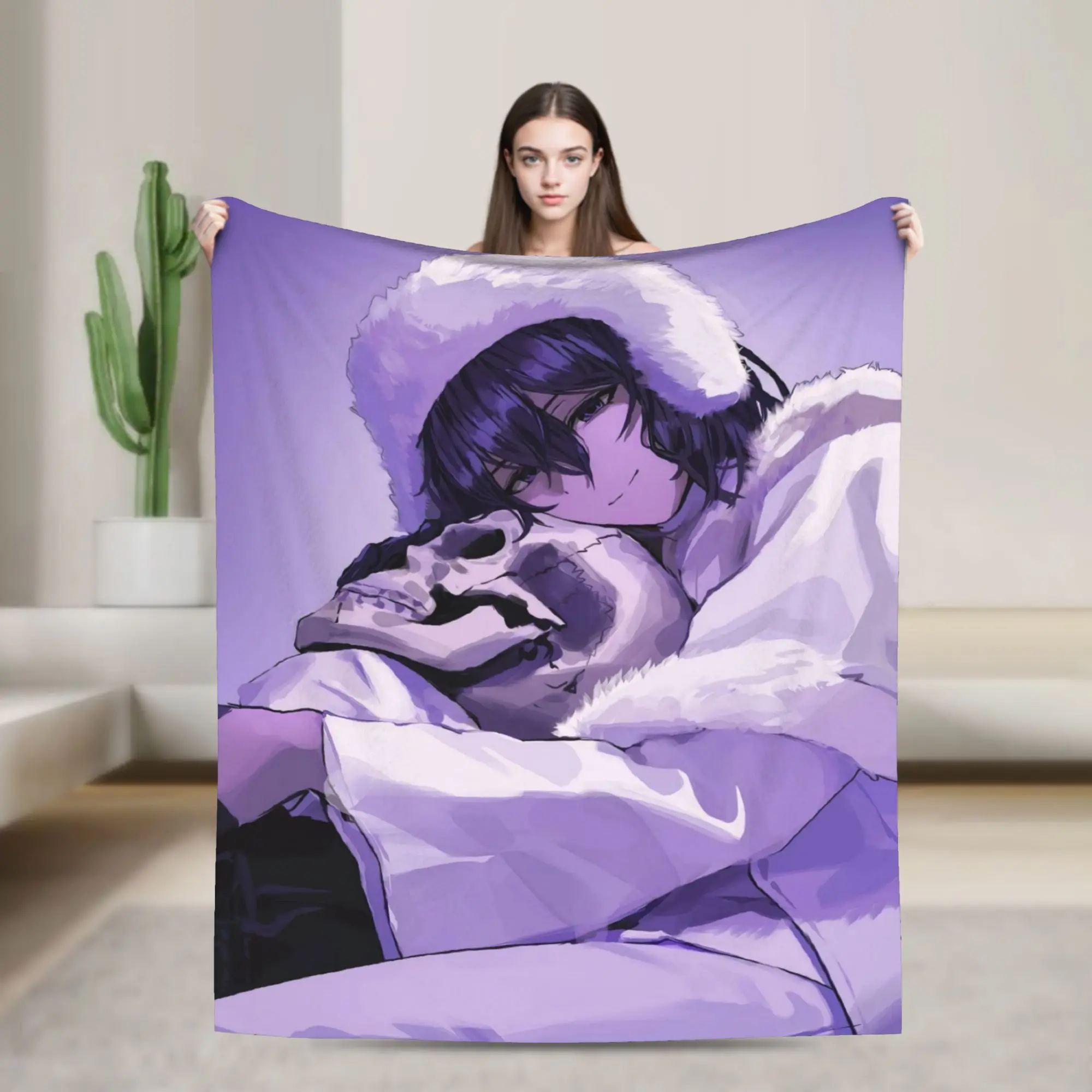 Fyodor D From B-Bungo Stray Dogs Blanket  Soft Warm Novelty Plush Throw Blanket For Couch Bed Flannel Bedspread Bed Cover