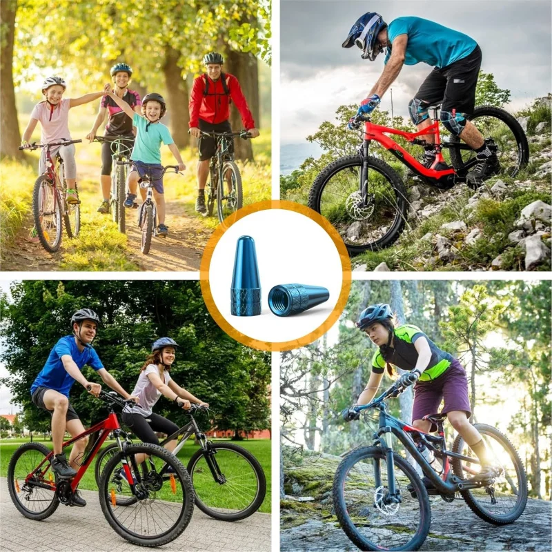 Fahrrad Presta Caps,-Blau(2)