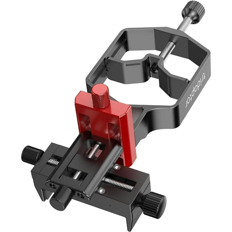 

Универсальный адаптер Tridaptor для дигископинга: высокоточный 3-осевой металлический держатель для телефона к телескопу, для зрительных труб и монокуляров