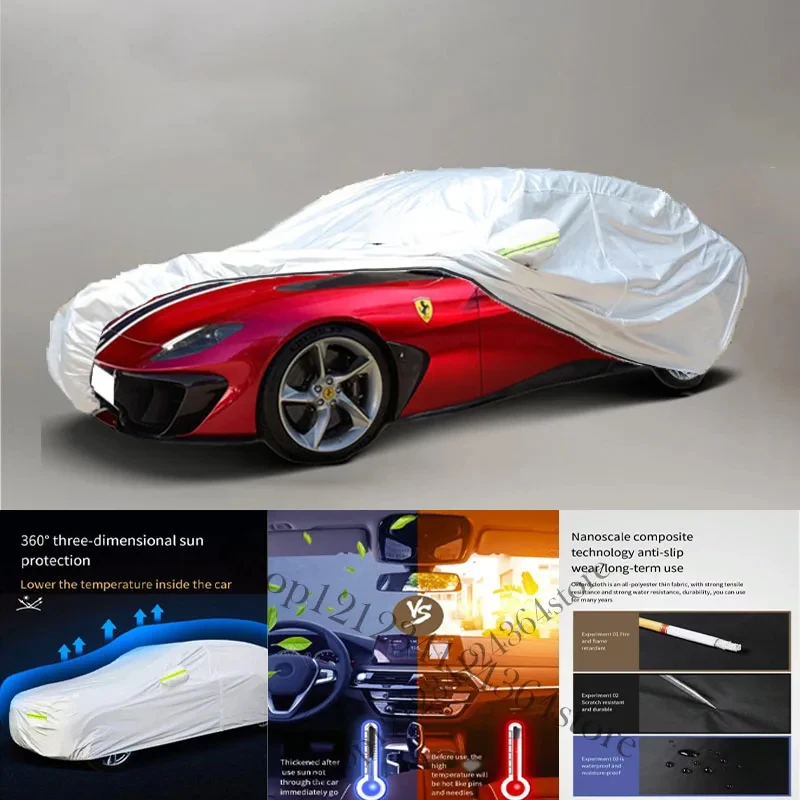 

For Ferrari-SP51-210T Auto Anti snow Anti dust Anti-uv Anti peeling paint And Anti Rainwater 210t Car cover protection