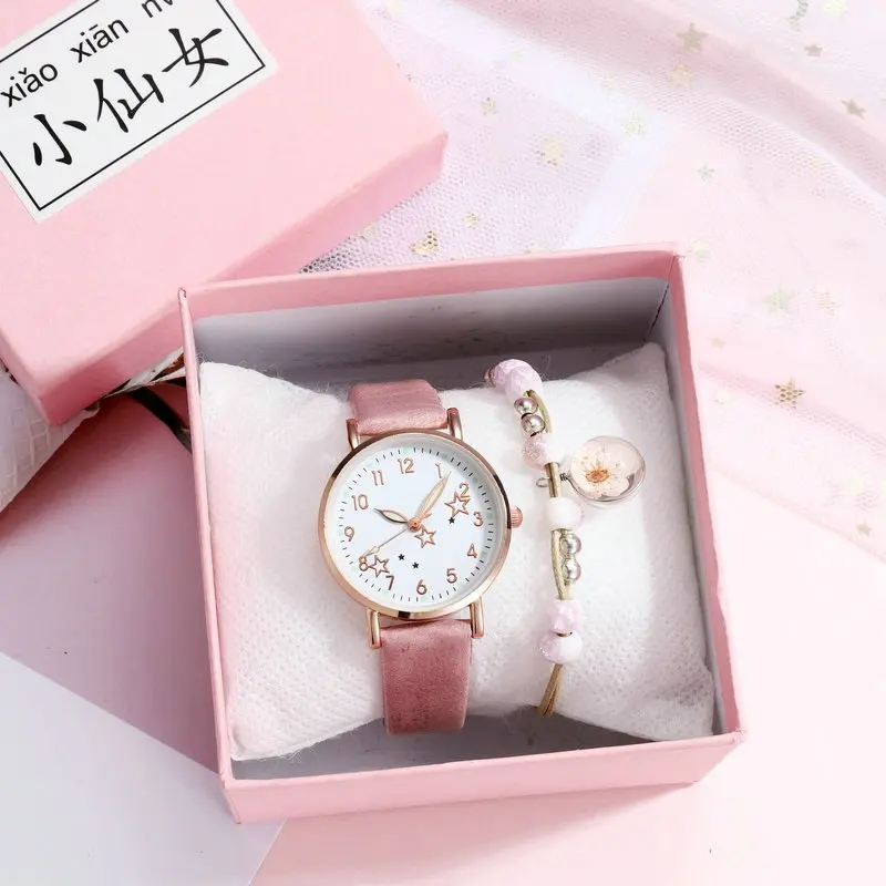 Fashion Simple Luminous Small Dial Watch for Women Leather Strap Quartz Wristwatches Casual Clock Reloj Mujer