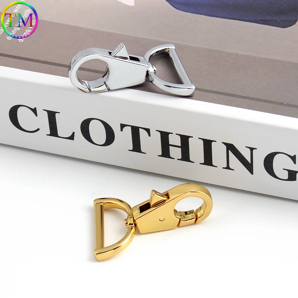 

20-60PCS 25x47mm Metal Lanyard Hook Swivel Snap Hook Lobster Claw Clasps For Shoulder Strap Handbag Bags Backpack Accessories