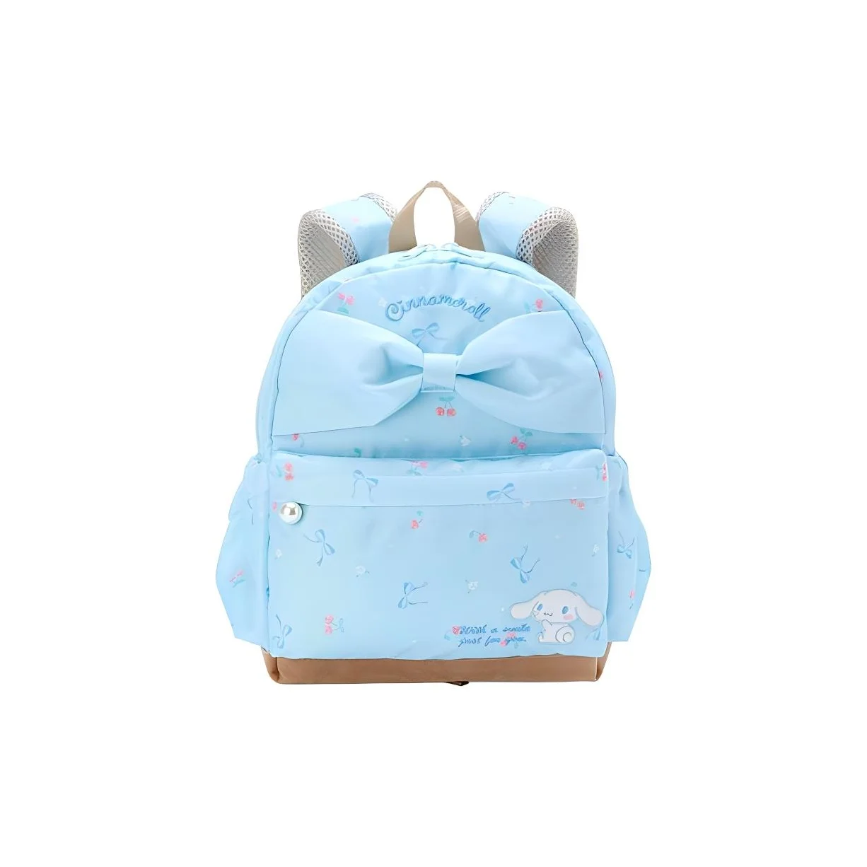 Sac à dos Sanrio en polyester, petit modèle pour femme, bleu