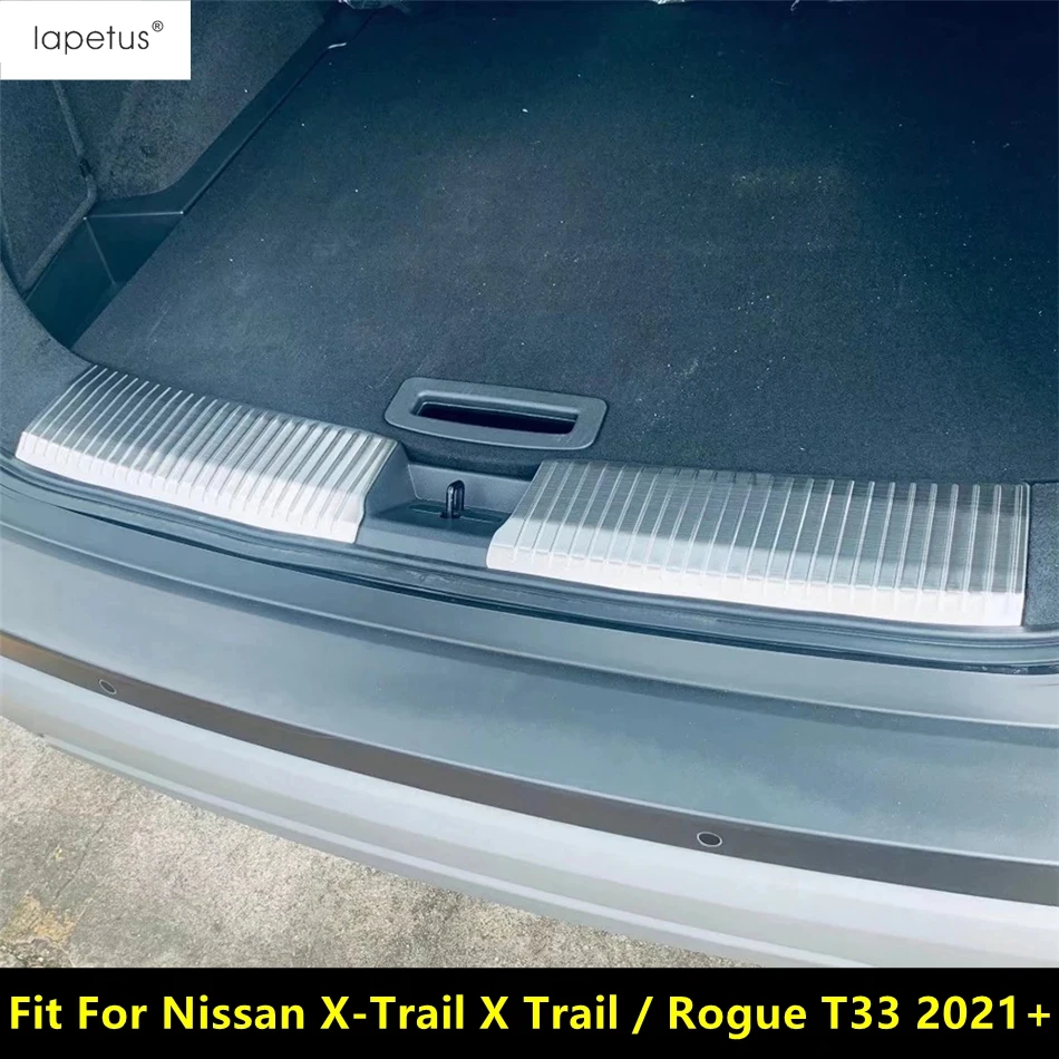 

Rear Trunk Door Bumper Sill Guard Protector Cover Trim Stainless Accessories For Nissan X-Trail X Trail / Rogue T33 2021 - 2025