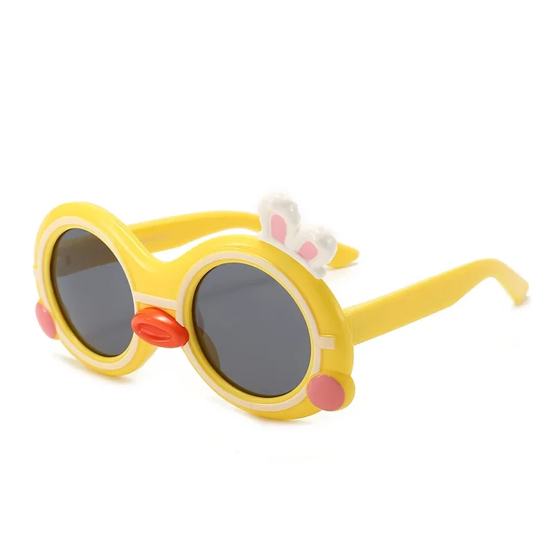 Little Chick Cartoon Children Cute Colors Acrylic SSunglasses UV400 Baby Girls Outdoor Protection Sunglasses Kids Sun Glasses