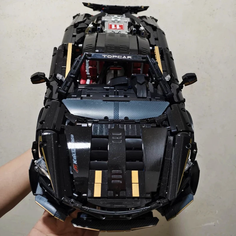 High-Tech City Sport Car Building Block Technical Super Speed Remote Control Racing Vehicle Model Bricks Toys For Boy Gift MOC