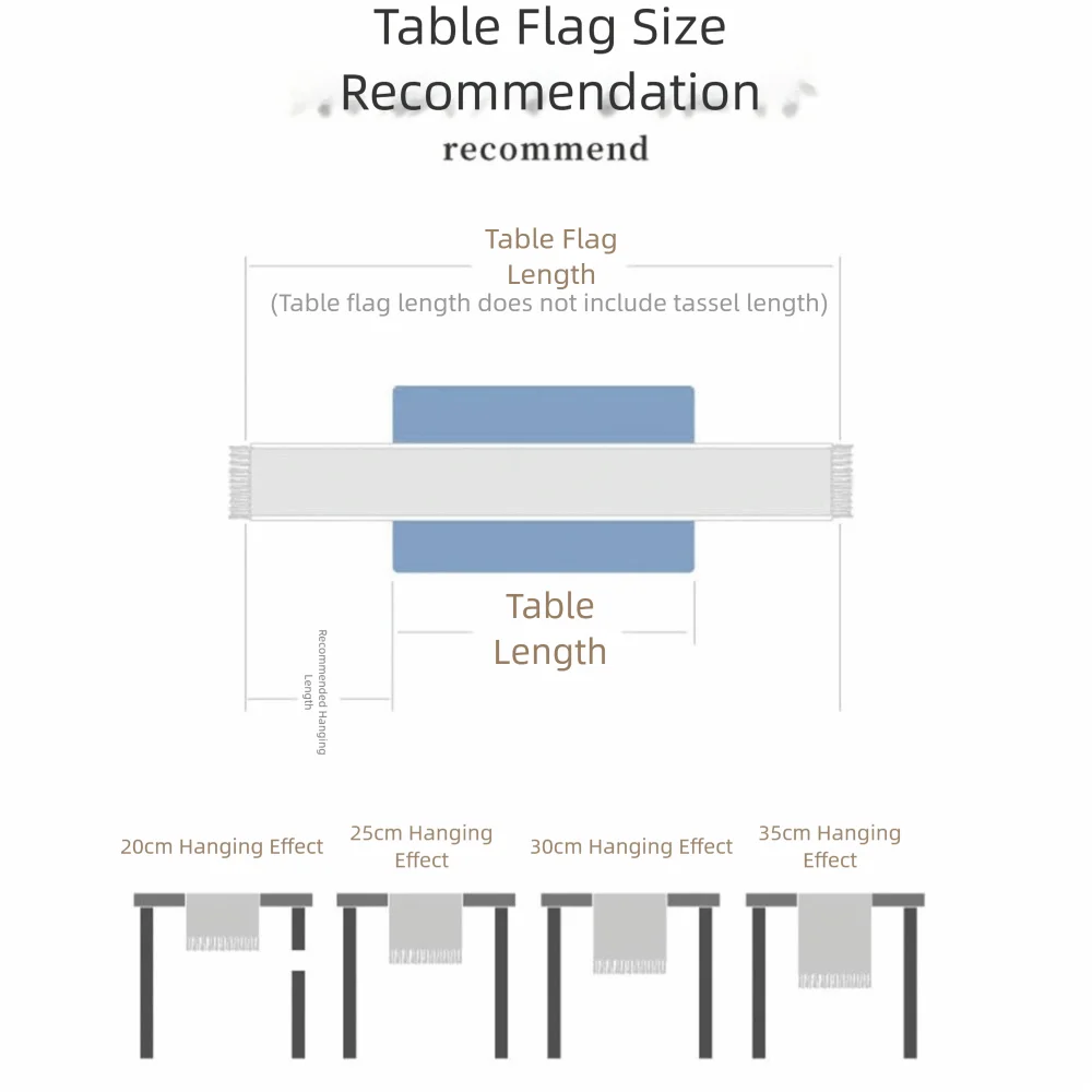 Rectangle Christmas Table Runner Thickened Christmas Tree Printed Elks Tablecloth with Tassels Red Xmas Desktop Decoration