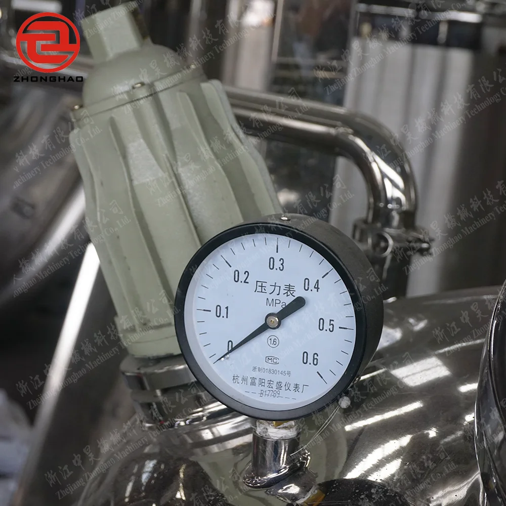 Cristallizzatore industriale in acciaio inossidabile con funzione di controllo della temperatura e estrazione per l'industria chimica