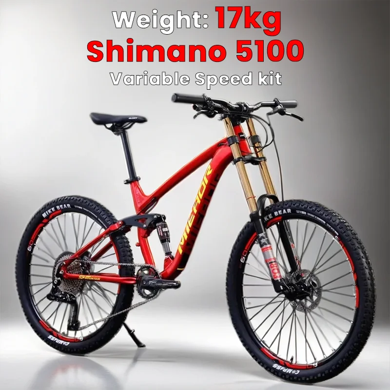 

26/27.5Inch Aluminum Alloy Soft Tail frame Mountain Bike 11 Speed Dual shock absorption Hydraulic Brake Off-road Bicycle aldult