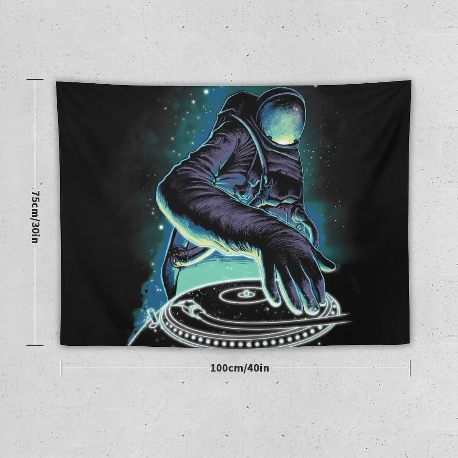 SPACE DJ Tapestry Wall Decorations Art Mural Tapestry