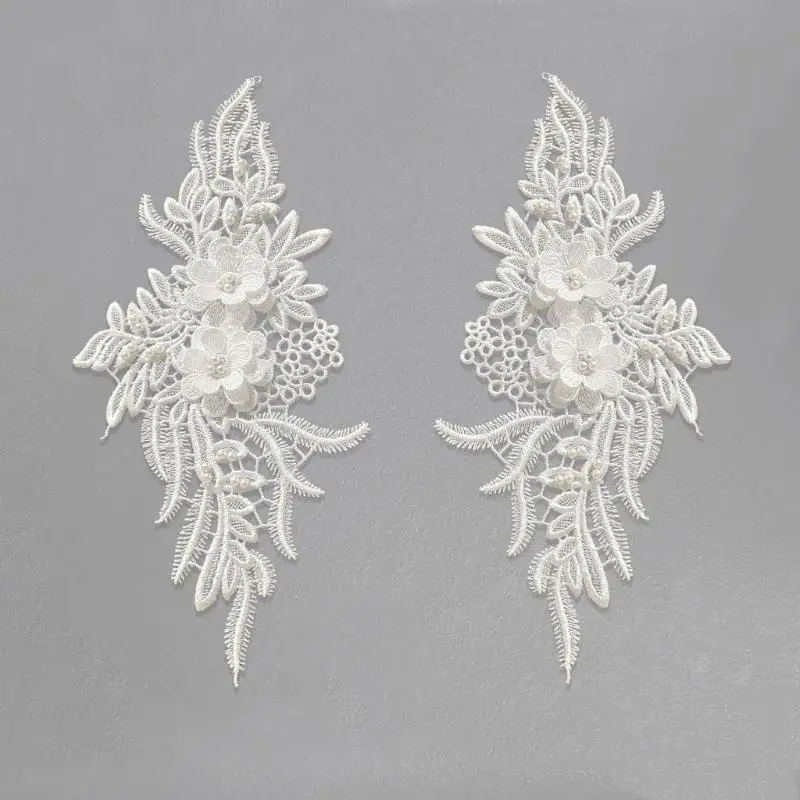 

652F Blingbling Flower Patches Sew on Bannner Repair For Clothing Applique Patches Sequined Patches Sew On Craft