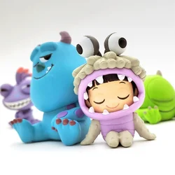 University Monsters Inc figure Sleeping James P. Portachiavi Anime di precisione Michael Wozosky randson Boggs Q versione modello giocattolo Kid