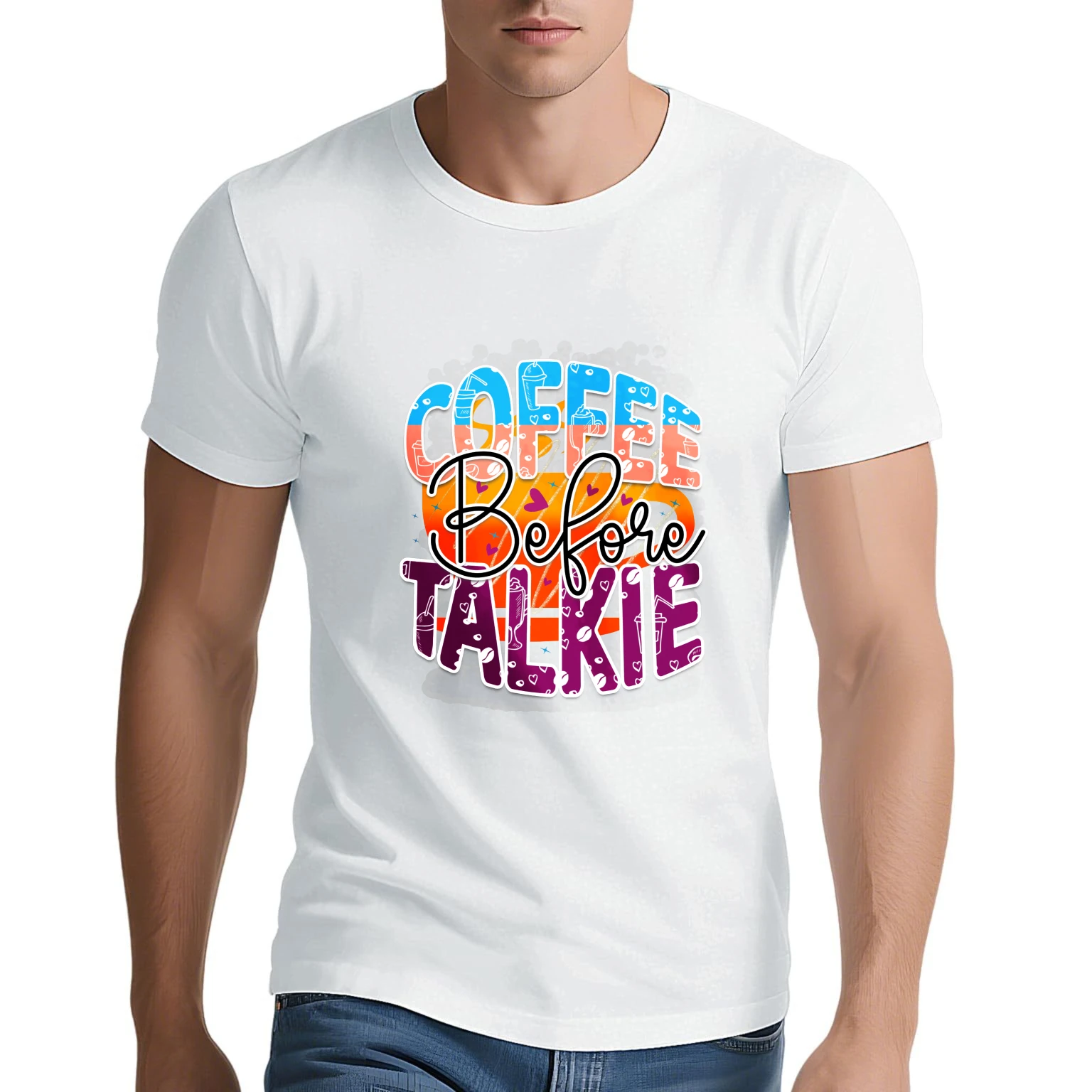 Men's t-shirts 2025 New Men's clothing Summer 100%cotton Graphic t shirt y2k y2k clothing Breathable Running top Y2k tops Basic