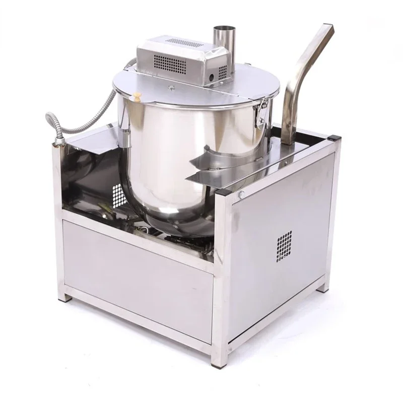 Gas/Electromagnetic Heating Fully-automatic Caramel Popcorn Making Machine High Capacity Commercial Spherical Popcorn Machine