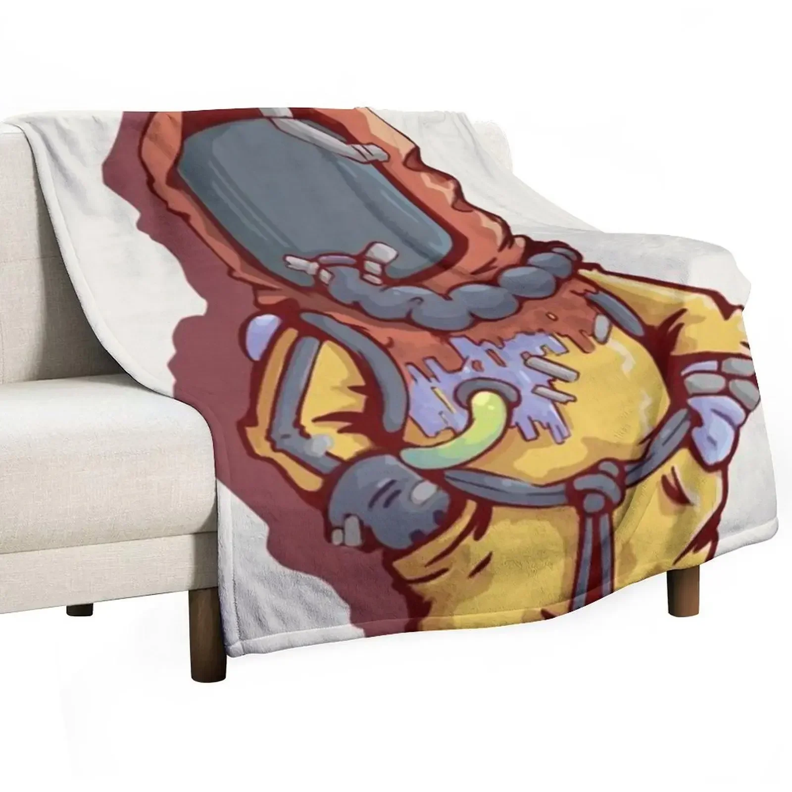 Rust Game Throw Blanket anime Weighted for sofa Blankets