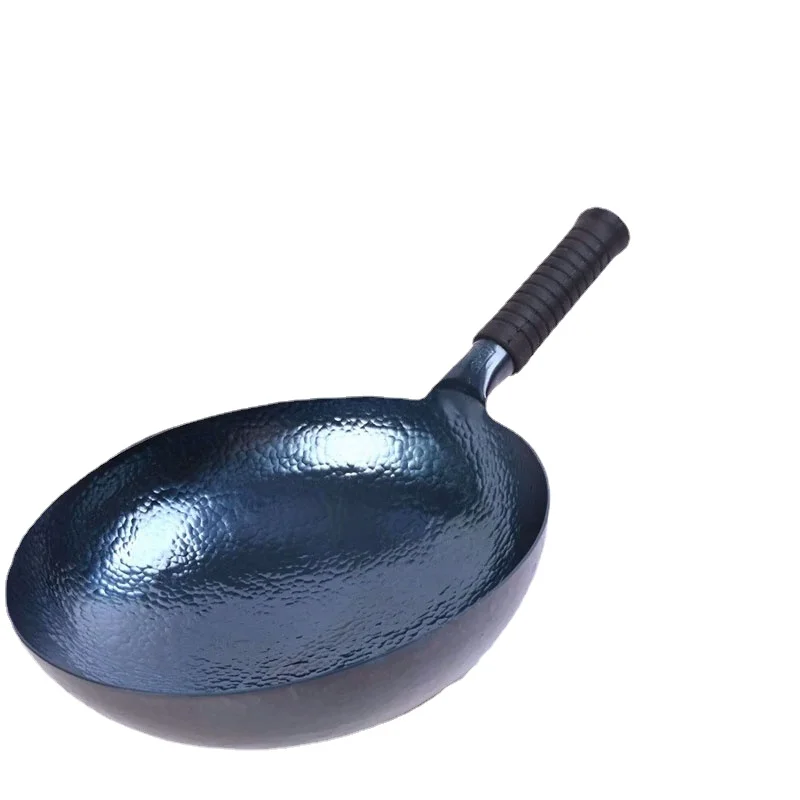 

Iron Pan Handmade Forged Old-Fashioned Wok Household Gas Non-Coated Non-Stick Pan