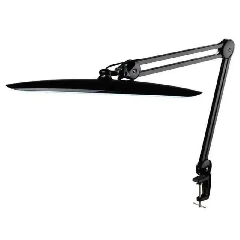 182LED desk lamp clip 24w bright architect task light 6500K adjustable white lampshade modern home office crafts nail light