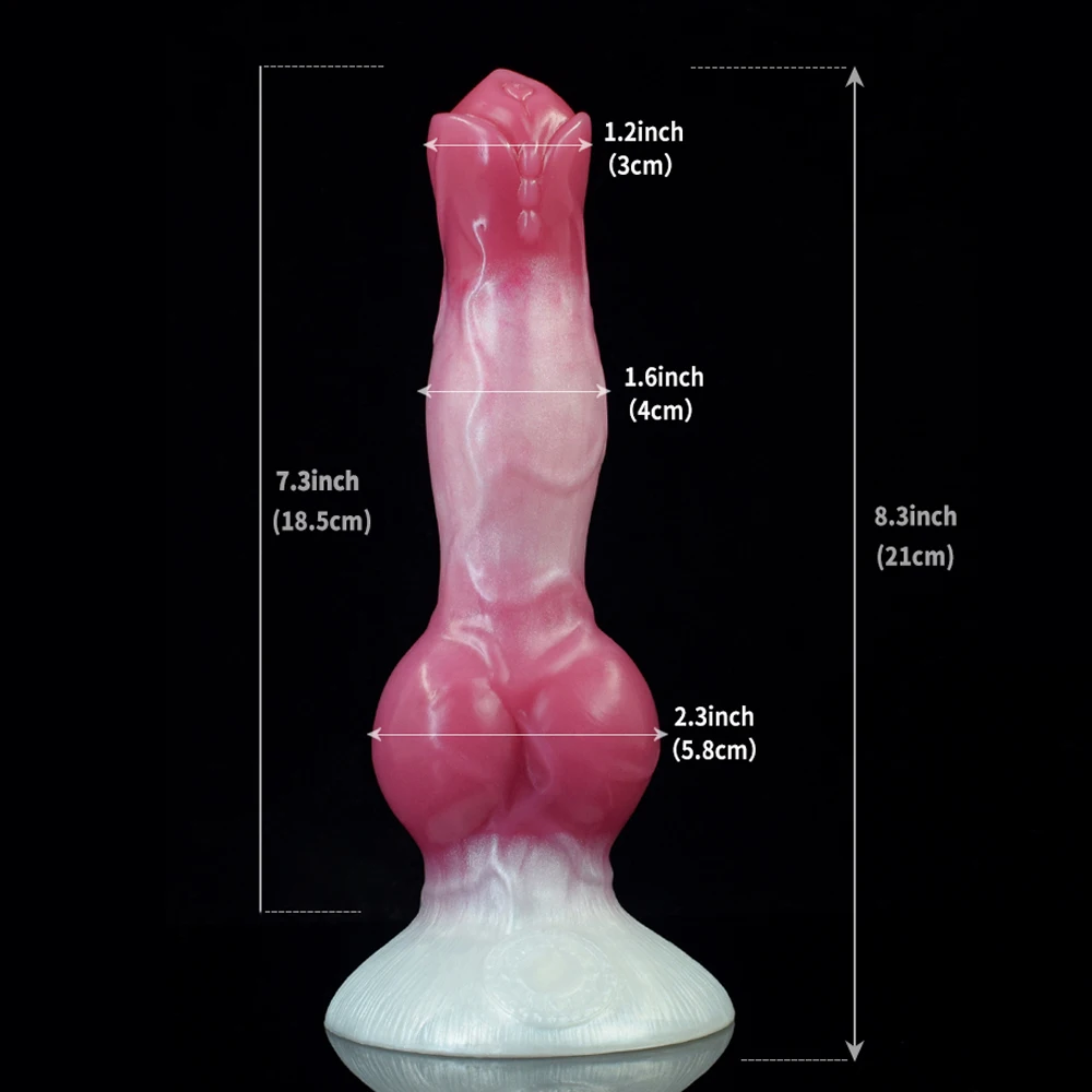 Silicone Squirting Dildo with Strong Sucker Fantasy Ejaculation Penis Big Knot Buttplug Prostate Massager Sex Toys for Men Women