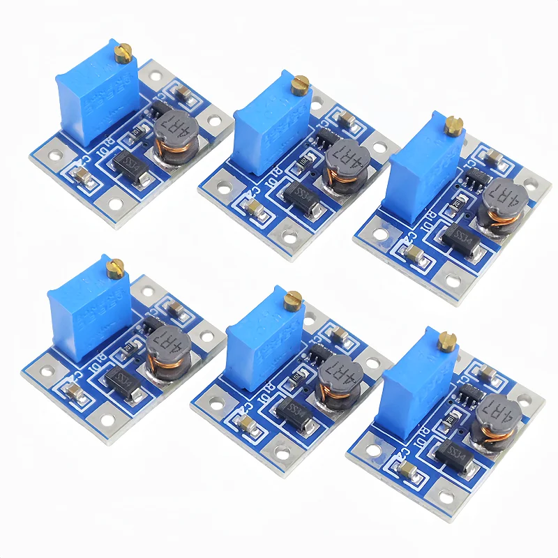 1-10PCS SX1308 DC-DC 2-24V to 2-28V Step Up Adjustable Power Module Step Up Boost Converter Large Current 2A SX1308