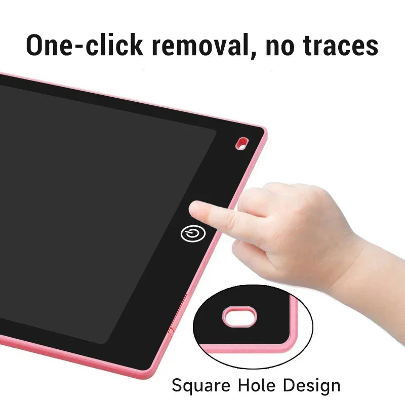 Tavolo da disegno portatile per bambini Giocattolo artistico per l'educazione precoce Lavagna per scarabocchi con un solo pulsante Piccolo pittore Regalo per l'apprendimento educativo