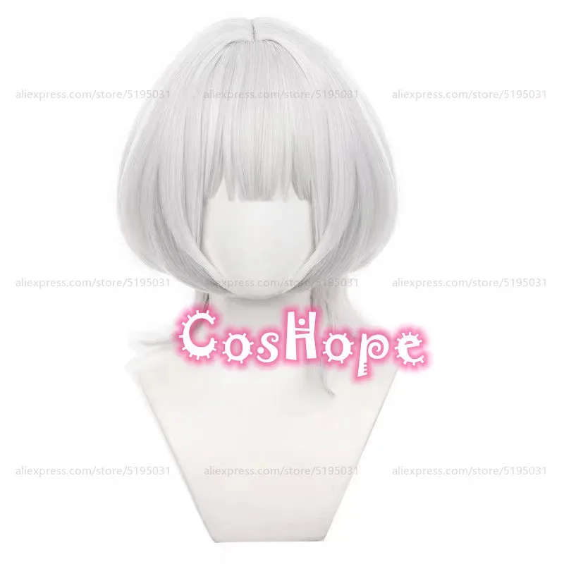 

vivi 2025 Rana Kaname 40cm Short White Gray Wig Anime Cosplay Heat Resistant Synthetic Wigs