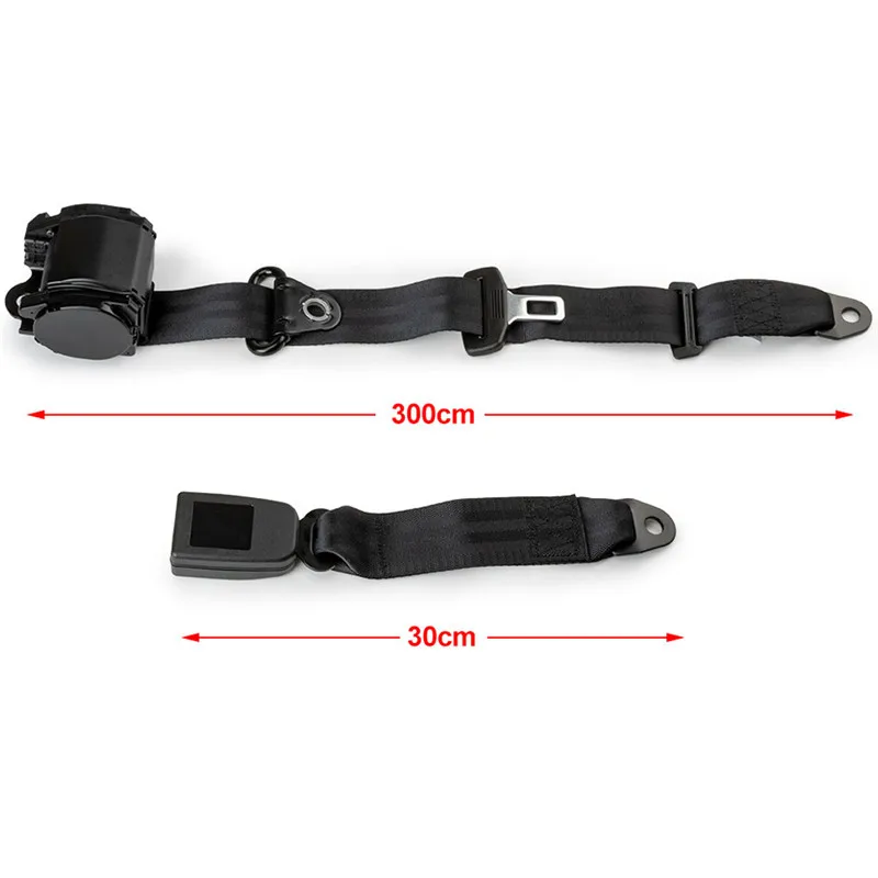 Car Accessories For Jeep CJ YJ Wrangler Retractable 3 Point Safety Seat Belt Car Vehicle Adjustable Belt Kit Straps OEM 629441