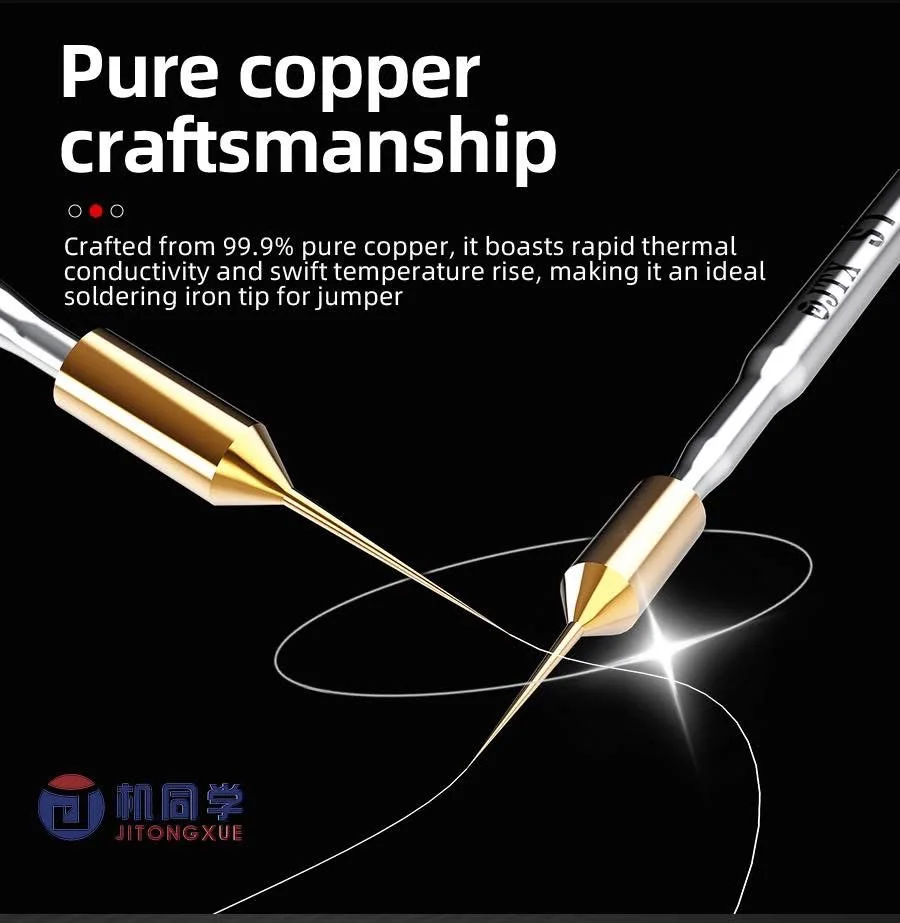 JTX Flying Wire Soldering Iron Tip, Suitable for Mobile Phone Repair, C210 Soldering, Screen, Motherboard, CPU Flying Wire.