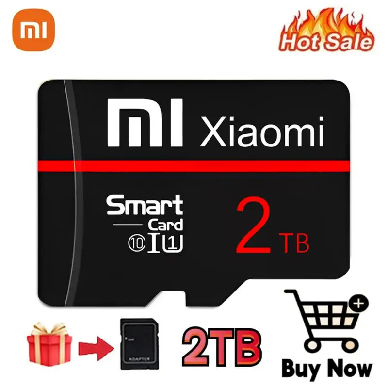 Xiaomi Oryginalna karta Micro SD 2TB Szybka karta pamięci Micro SD 1TB TF SD Karta pamięci flash do telefonu komórkowego