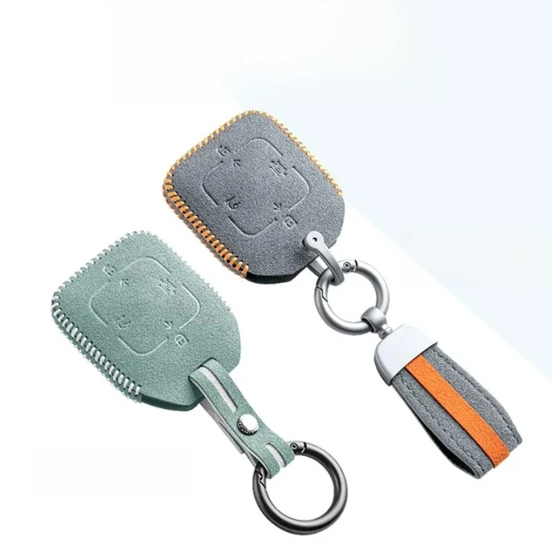 For Zeekr 001 7X 007 X 009/MIX/ 7GT High end imported suede car key cases box men women Remote control protective shell