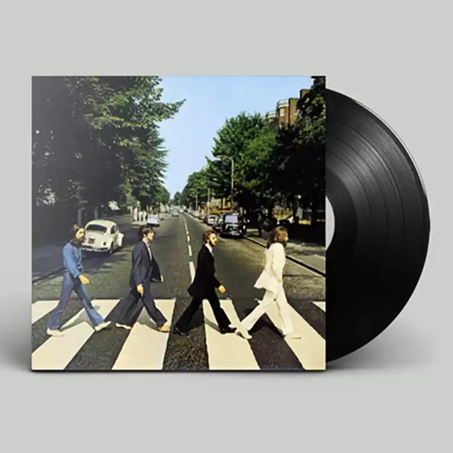 

British Vintage Pop Rock Vinyl LP Classic Crosswalk Four-Person Street Scene Cover Collectible 60s British Rock Vinyl Record