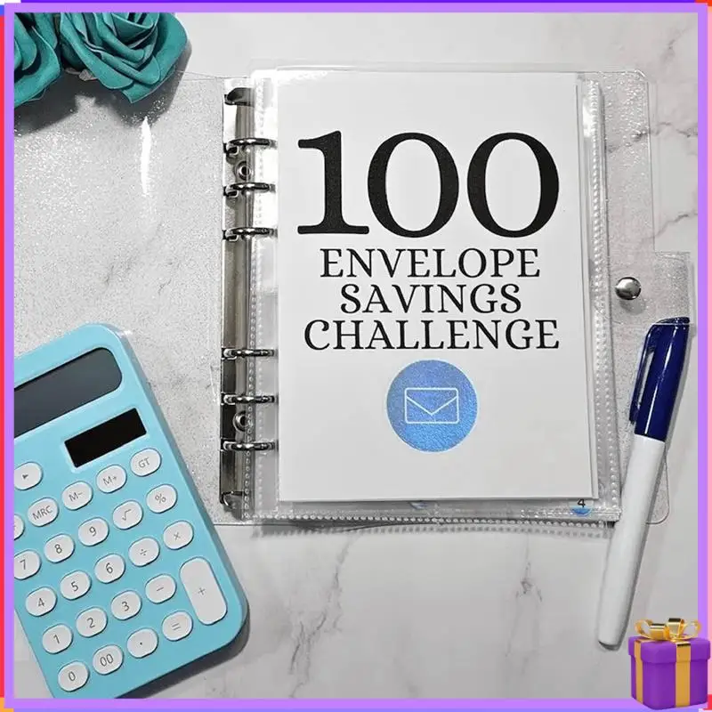 Advanced Money-Saving Challenge Kit, 100 Envelope Challenge Binder For Saving 5050 Cash Envelopes For Budget Planning Easy To Us
