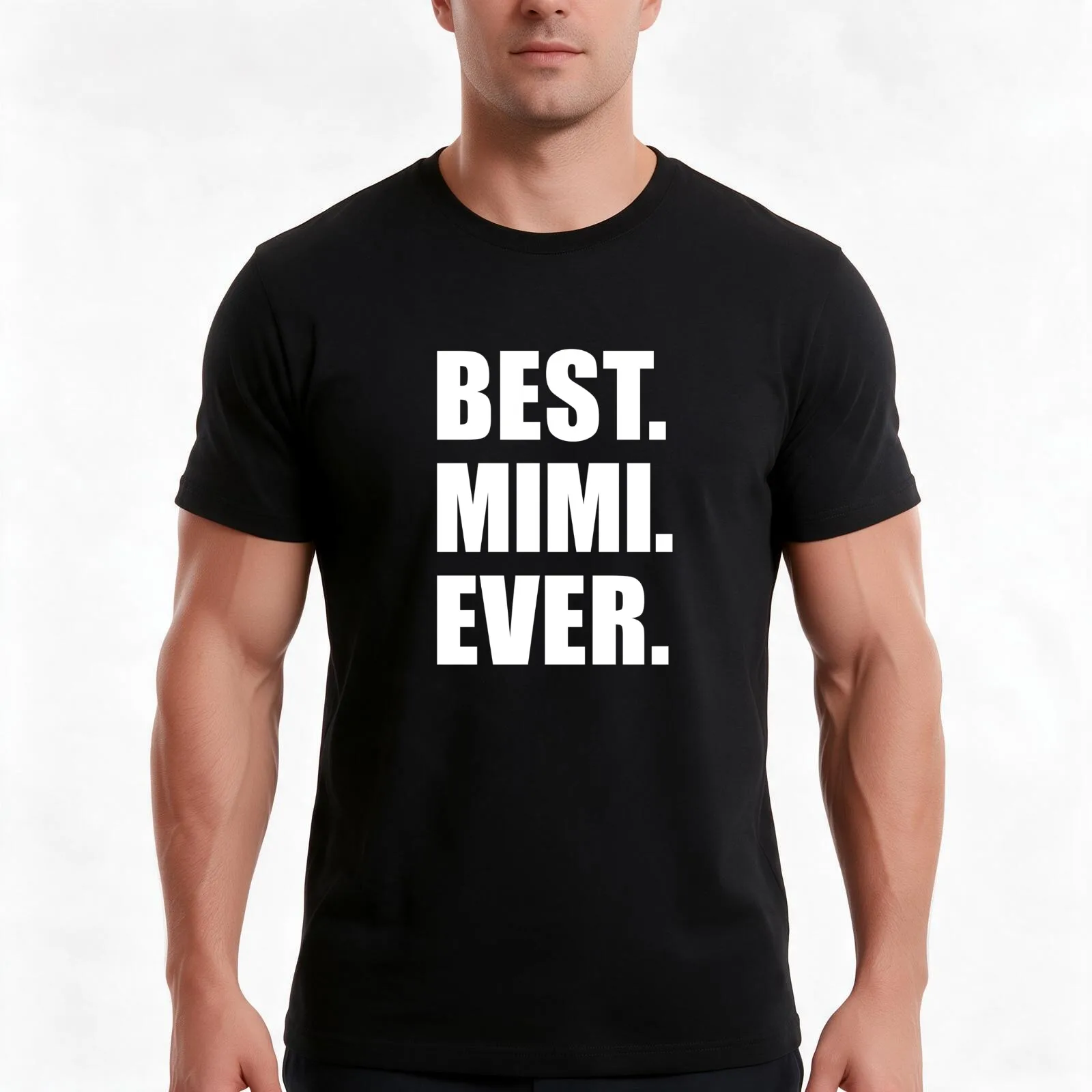Best Mimi Ever Grandmother T-Shirt, Novelty Saying Tshirt, Soft Cotton Crew Neck Everyday Top