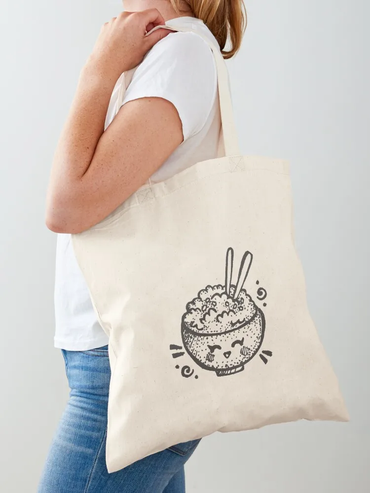 

Rice Bowl Tote Bag canvas bags shopping bags foldable shopping bag