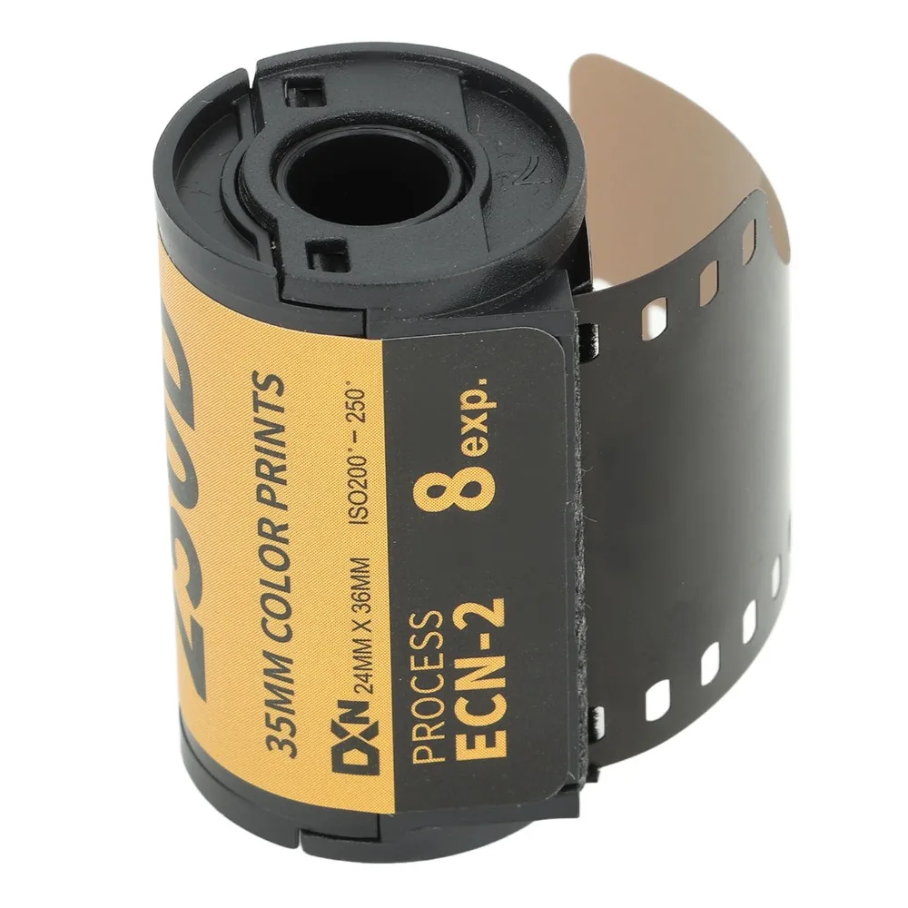 35mm 35mm Color Print Film ECN 2 Process 200-250 Light Sensitivity 35mm Color Prints Color Print 1.9 x 1.1 in for 135 Camera