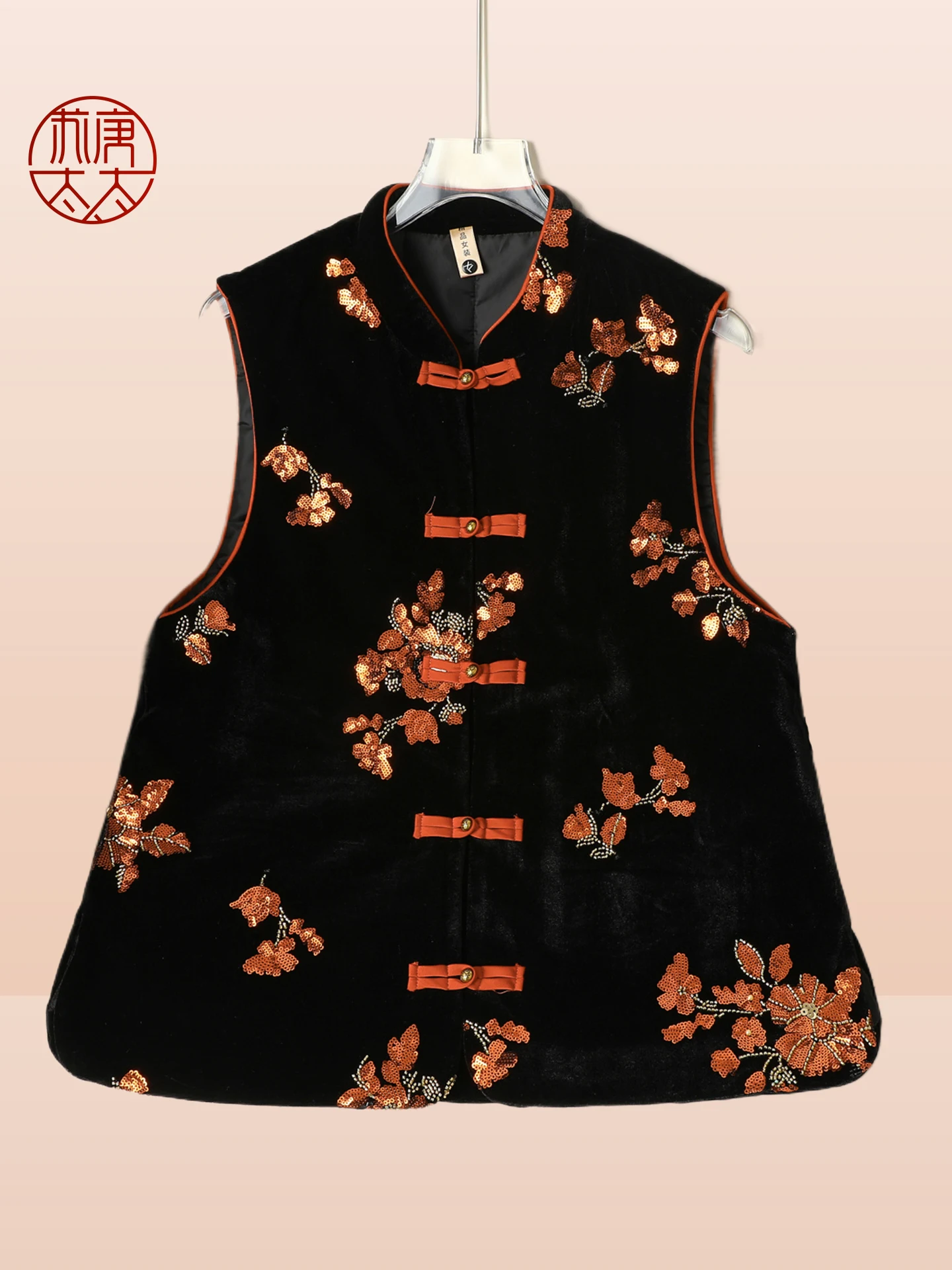 

Новая китайская вельветовая жилетка для женщин, утепленная, на хлопковой подкладке, модная, для мам, многослойная, с эффектом высокого класса