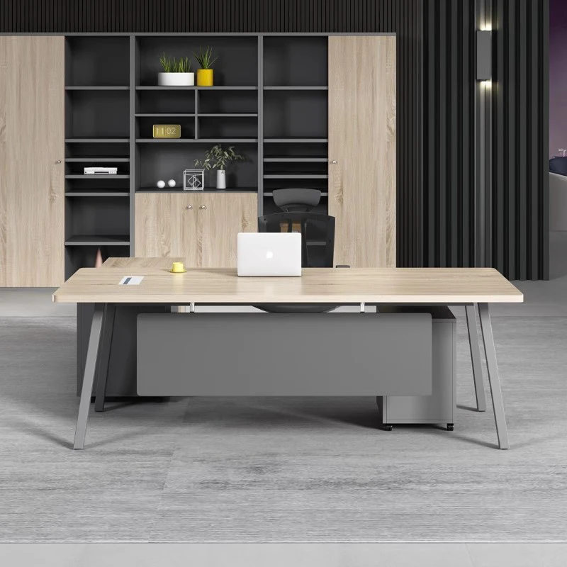 

Standing Drawers Office Desk Luxury Executive Workbench Computer Office Desk Meeting Scrivania Cameretta Modern Furniture