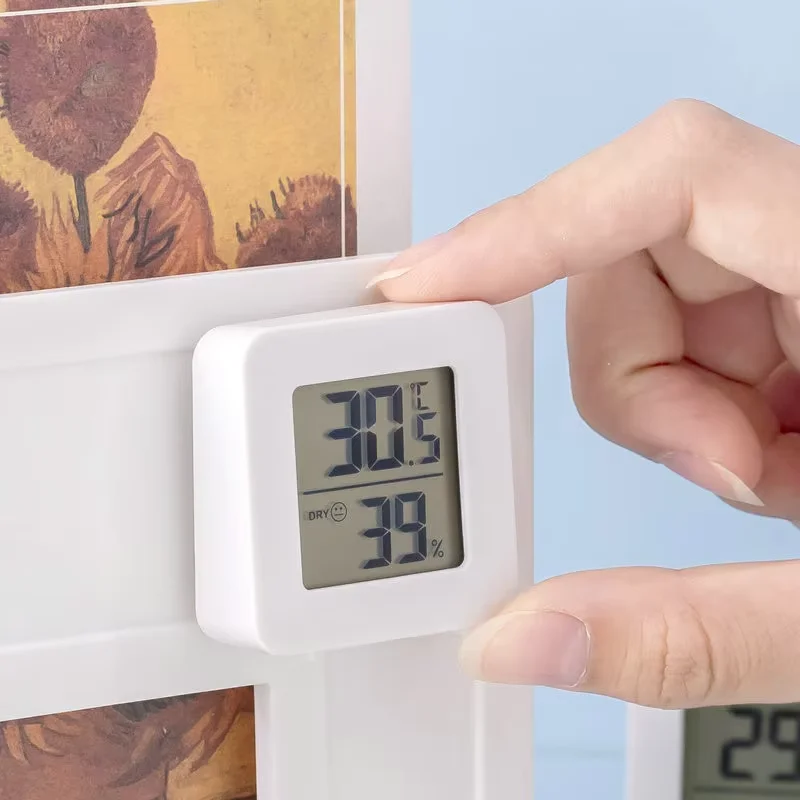 LCD Digital Thermometer Hygrometer Indoor Room Electronic Temperature Humidity Meter Sensor Gauge Weather Station for Home