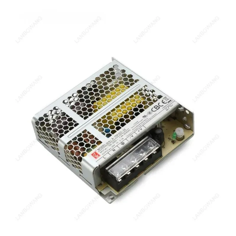 A-75FGO 50W AC DC Switching Power Supply, 5V 12V 24V 48V Single Output Iron Box SMPS for PLC Data Storage Industrial Use