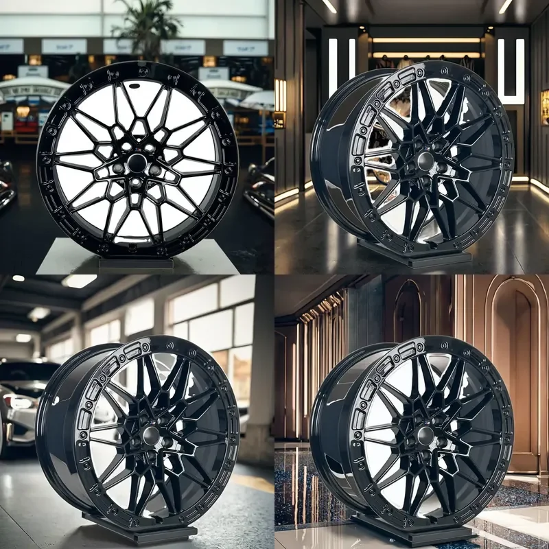 New Custom Forged Alloy 115mm PCD Multi-Spoke Chrome Finish Wheels for Passenger Cars Hub Designed for Optimal Performance