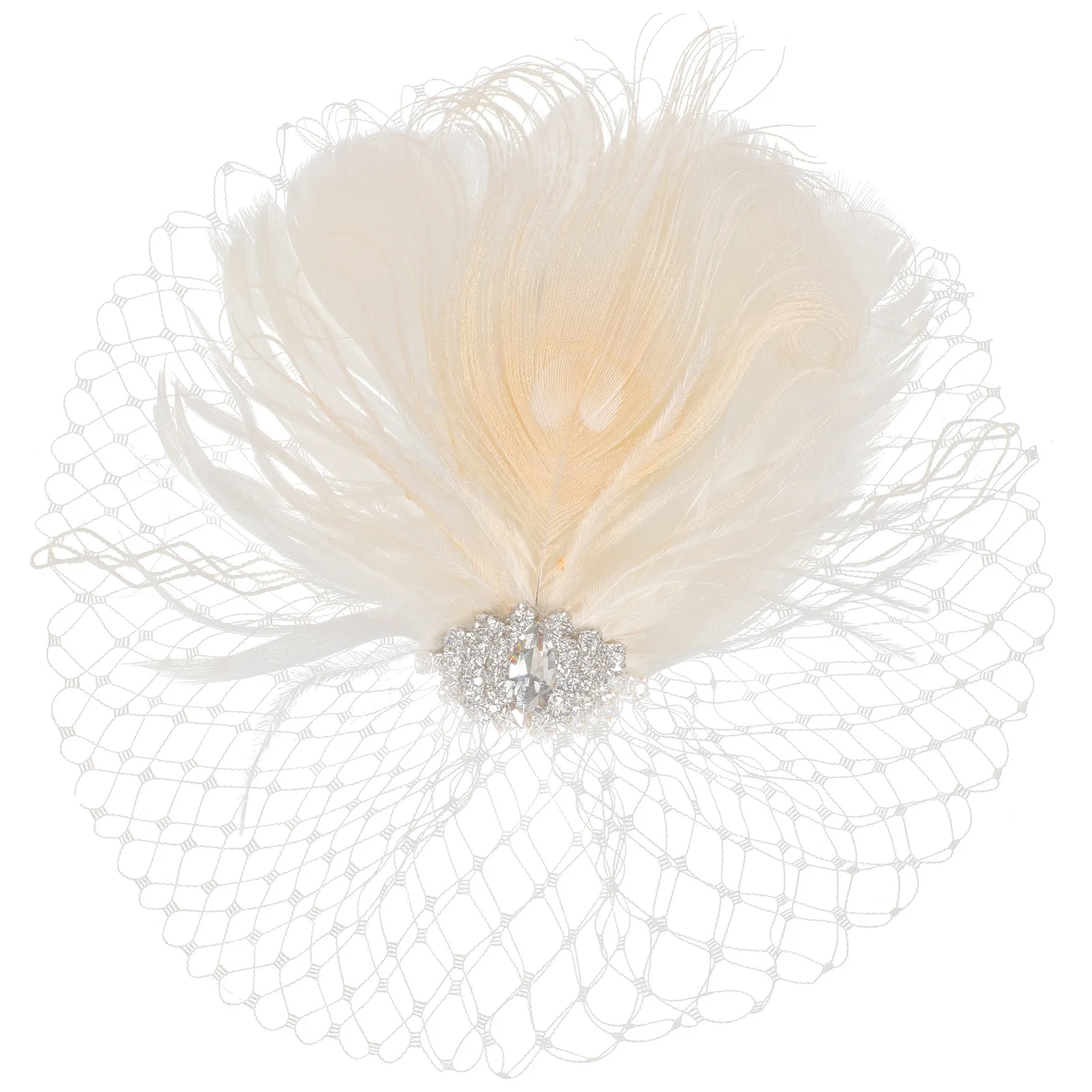 

Wedding Fascinator Hair Clip Mesh Bridal Lightweight Headpiece Party Tea Banquet Accessories Fascinator Mesh Hair Clip