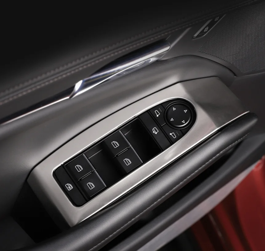 

For Mazda 3 Axela 2019 2020 Interior Accessories Stainless Steel Car Door Armrest Panel Window Switch Lift Buttons Covers Trim