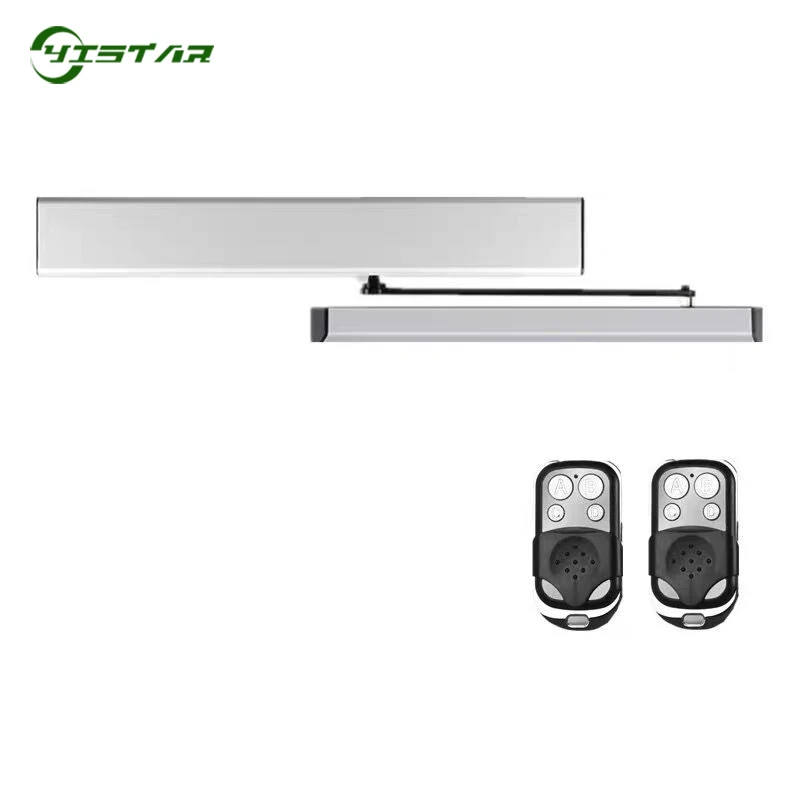 YISTAR Smart Electric Aluminum Alloy Swing Door Closer & Automatic Door Operator with 12-36V DC 8m Detection Range