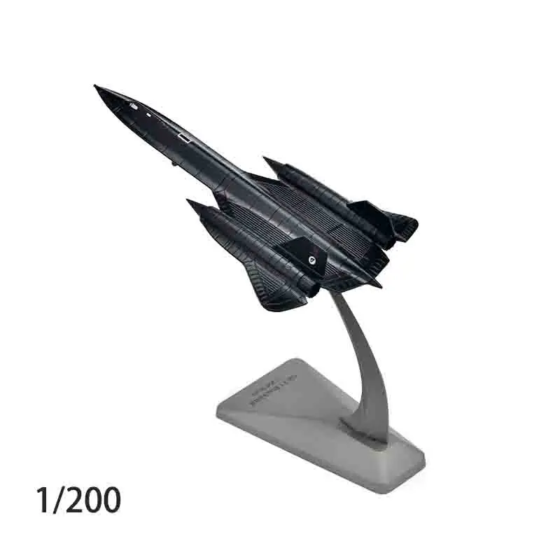 

1: 200 SR71 reconnaissance aircraft model foam model simulation bomber alloy fighter model toy