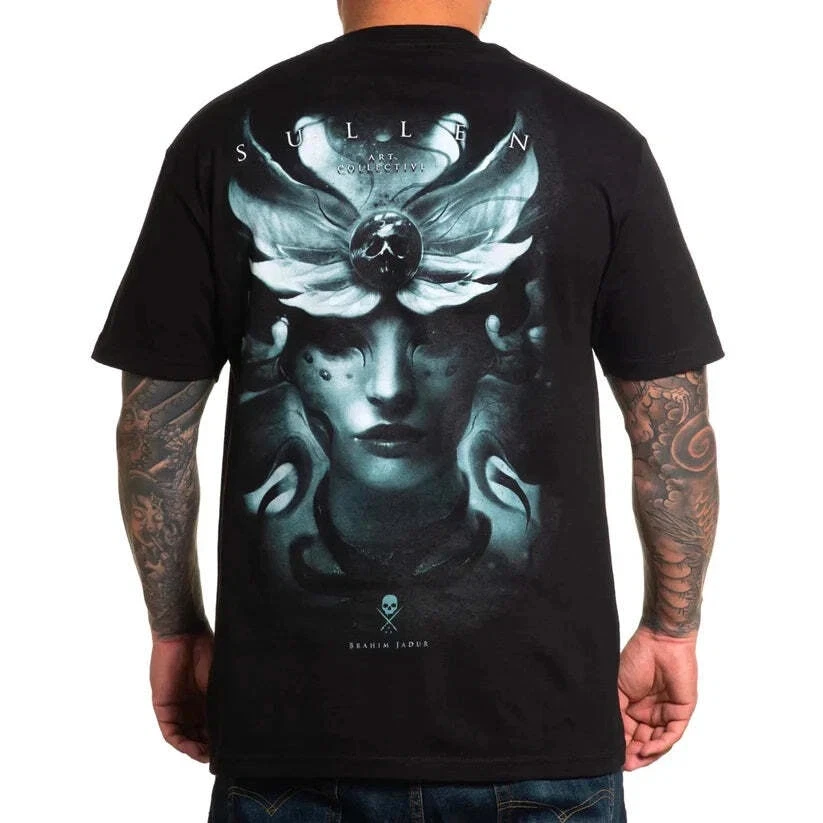 Sullen Art Collective Jadur Standard Fit Mens T-Shirt Tattoo Art  High-end Luxury Unisex Style Both of Men and Women